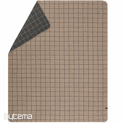 Coperta DF MERANO CHECKERED GREY