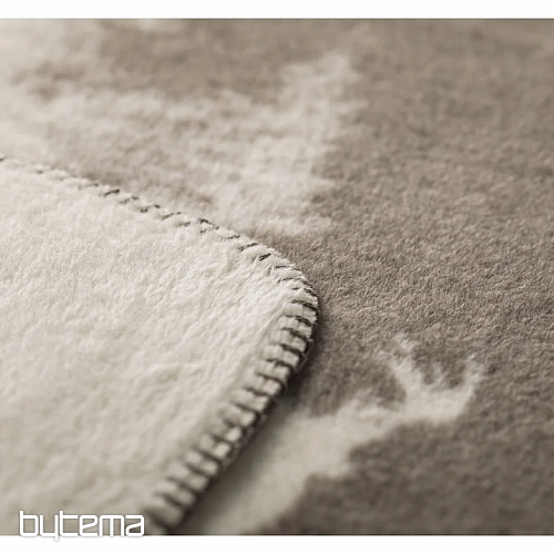 Coperta DF SAVONA SNOWY DEER crema