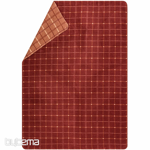 Coperta DF SAVONA QUADRETTI ROSSI