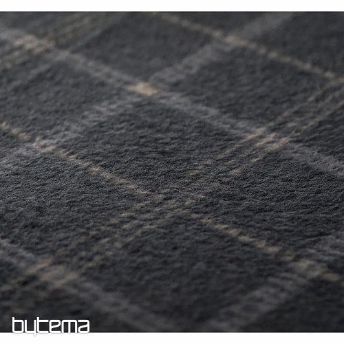 Coperta DF SAVONA A QUADRI GRIGIO SCURO