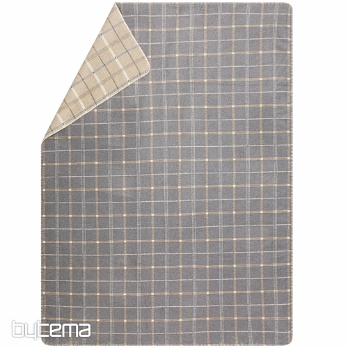 Coperta DF SAVONA CHECKED GREY