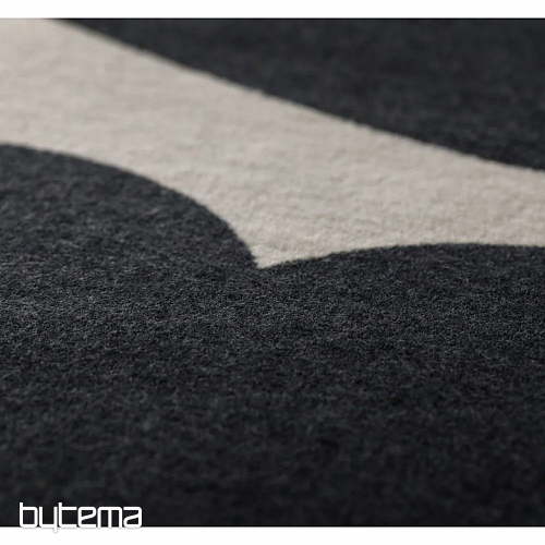 Coperta DF LUCA FOGLIE GRANDI BEIGE