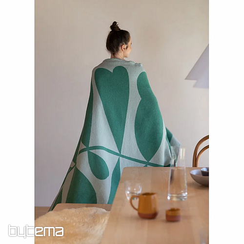 Coperta DF LUCA FOGLIE GRANDI VERDI