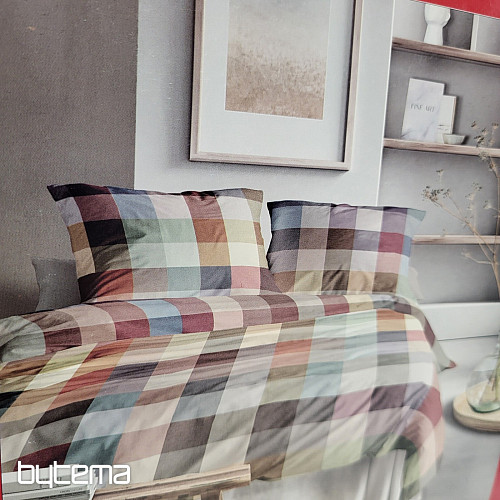 Biancheria da letto di lusso in flanella IRISETTE ZOBEL 8600-90 MULTI CHECK