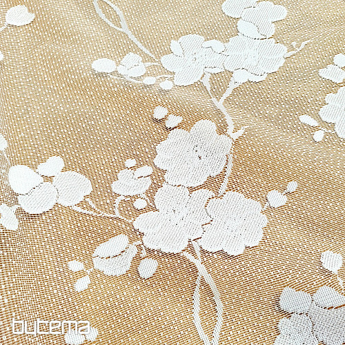 Tenda Jacquard GITA FIORI BIANCHI