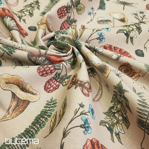 Tessuto decorativo AUTUNNO NEL BOSCO