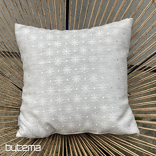 Copertura decorativa natalizia FLAKE GREY-SILVER