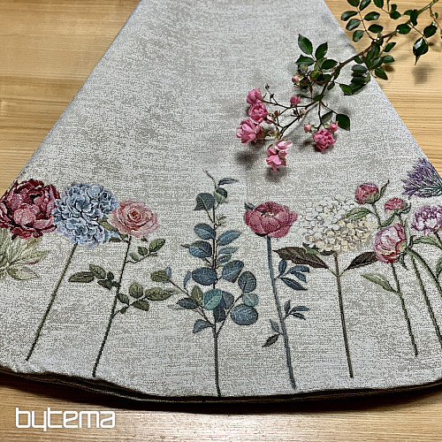 Tovaglia rotonda in arazzo FLORES TIME