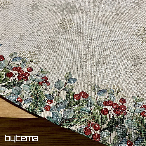 Tovaglia rotonda natalizia ROSE DI NATALE