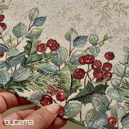 Tovaglia rotonda natalizia ROSE DI NATALE