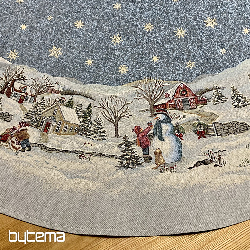 Tovaglia rotonda natalizia JOY OF CHRISTMAS