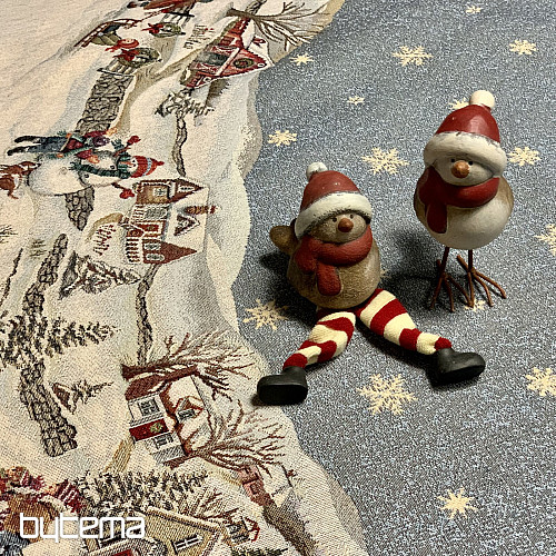 Tovaglia rotonda natalizia JOY OF CHRISTMAS