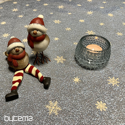 Tovaglia rotonda natalizia JOY OF CHRISTMAS