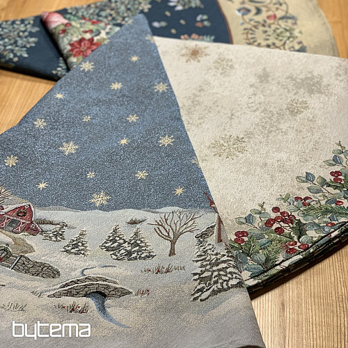 Tovaglia rotonda natalizia JOY OF CHRISTMAS