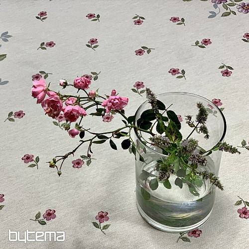 Tovaglia rotonda in arazzo BOUQUET BORDURA