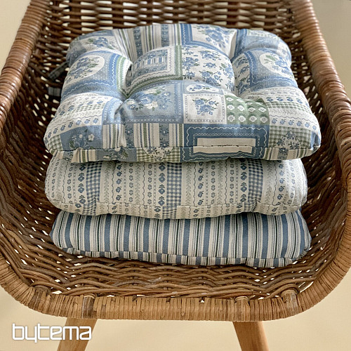 COPRISEDILE TOSCANA MULTI STRIPE blu