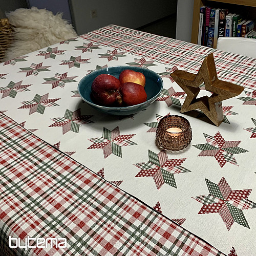 Tovaglia e sciarpa natalizia SCOTTISH SHELLEY CHECK