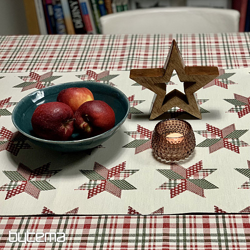 Tovaglia e sciarpa natalizia SCOTTISH SHELLEY CHECK