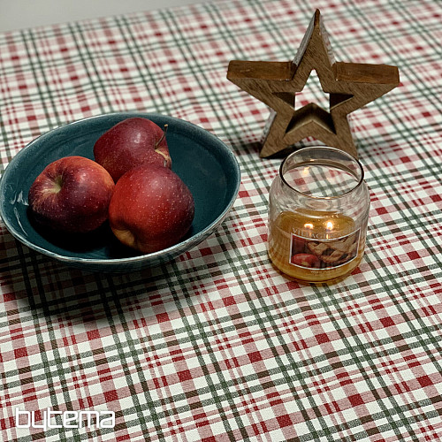 Tovaglia e sciarpa natalizia SCOTTISH SHELLEY CHECK