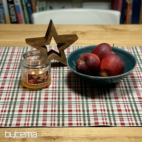 Tovaglia e sciarpa natalizia SCOTTISH SHELLEY CHECK