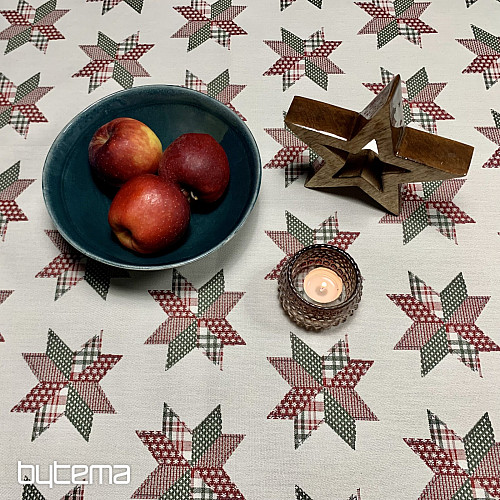 Tovaglia e sciarpa natalizia STAR SHELLEY