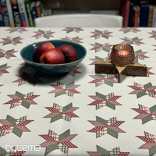 Tovaglia e sciarpa natalizia STAR SHELLEY