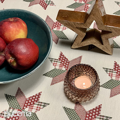 Tovaglia e sciarpa natalizia STAR SHELLEY