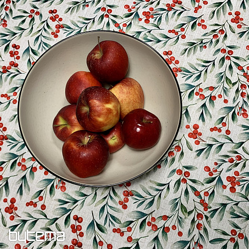 Tovaglia decorativa BACCHE DI NATALE