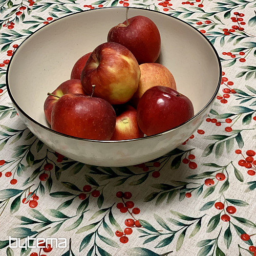 Tovaglia decorativa BACCHE DI NATALE