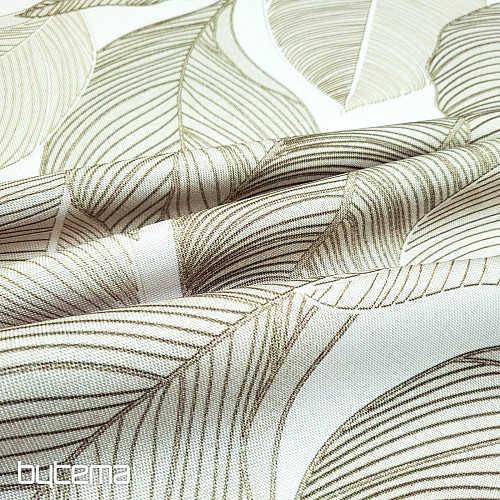 Tessuto decorativo MAXI FOGLIE verde chiaro