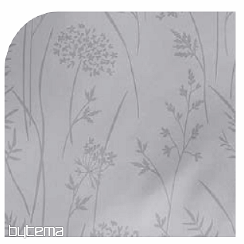 Lussuoso damasco di cotone RIO GRIGIO CHIARO