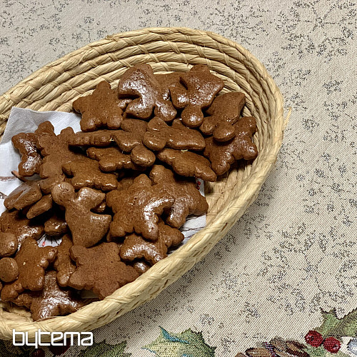 Tovaglia rotonda natalizia PINO PINO e VISCHIO