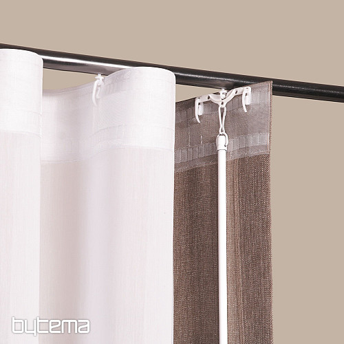 NEW WAVE gancio con nastro arricciato