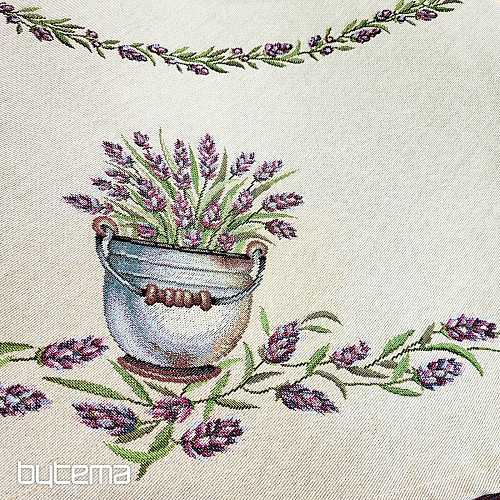 Tovaglia rotonda in arazzo LAVANDA