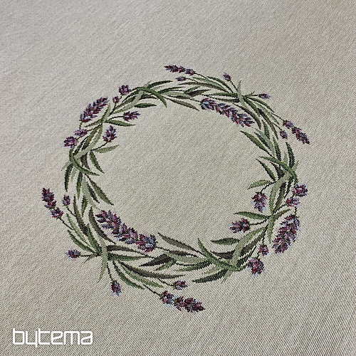 Tovaglia rotonda in arazzo LAVANDA