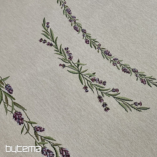 Tovaglia rotonda in arazzo LAVANDA