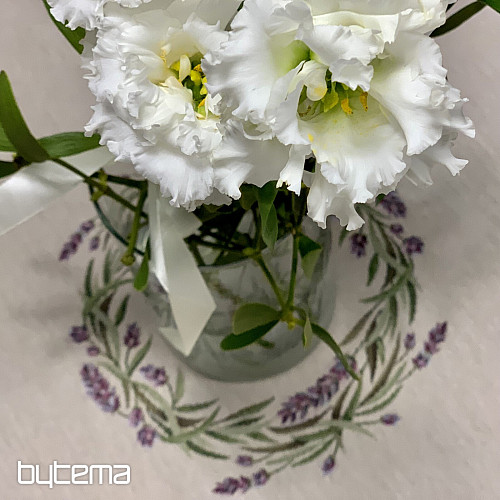 Tovaglia rotonda in arazzo LAVANDA