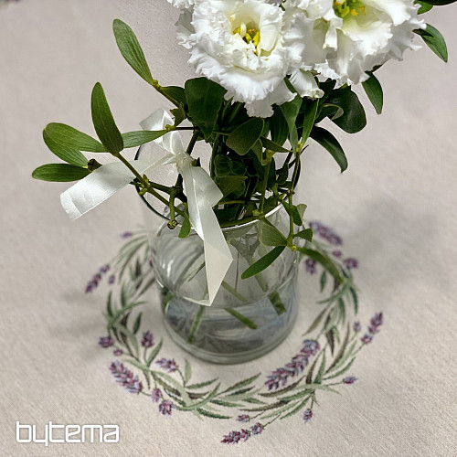 Tovaglia rotonda in arazzo LAVANDA