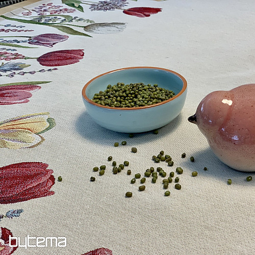 Tovaglia rotonda in arazzo TULIPANI PRIMAVERA III