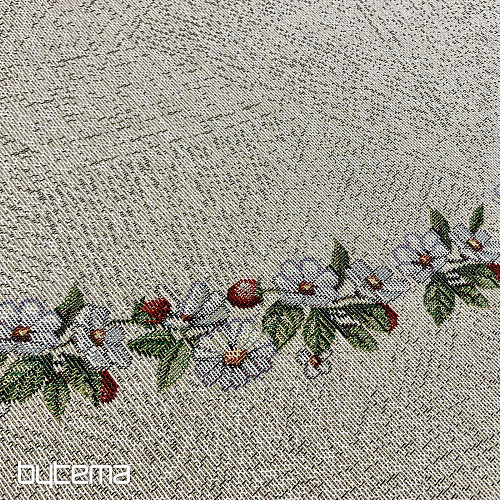 Tovaglia rotonda in arazzo ROCK BY THE FENCE