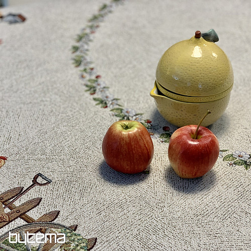 Tovaglia rotonda in arazzo ROCK BY THE FENCE