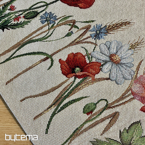 Tovaglia rotonda in arazzo FIORI SELVATICI