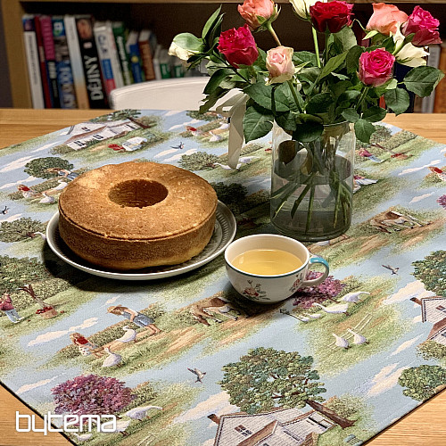 Tovaglia e sciarpa in arazzo VENKOV