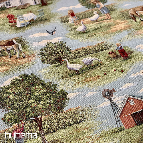 Tovaglia e sciarpa in arazzo VENKOV