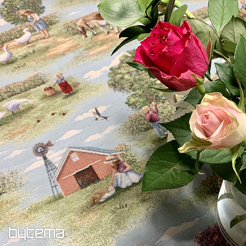 Tovaglia e sciarpa in arazzo VENKOV