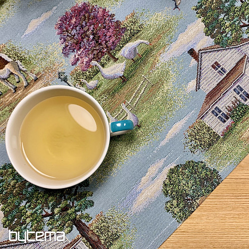 Tovaglia e sciarpa in arazzo VENKOV