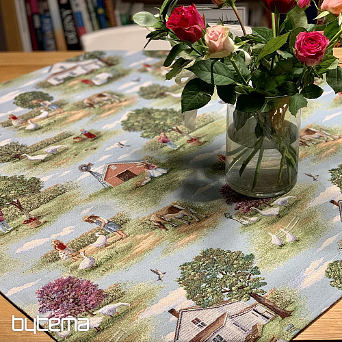 Tovaglia e sciarpa in arazzo VENKOV