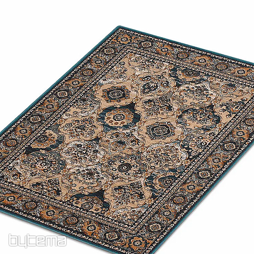 Tappeto di lana di lusso ISFAHAN Forenza smeraldo/smeraldo