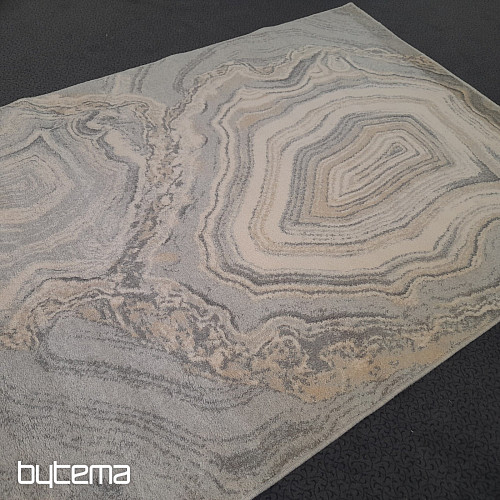 Lussuoso tappeto di lana ISFAHAN Efez grigio