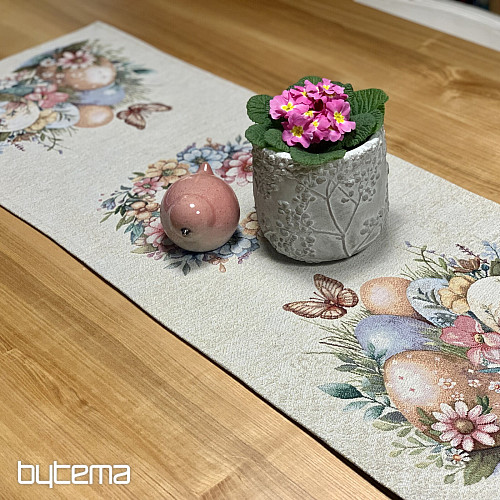 Tovaglia e sciarpa pasquale UOVA NELERBA